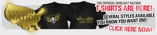 Go to our store and buy a shirt! Who Dat!